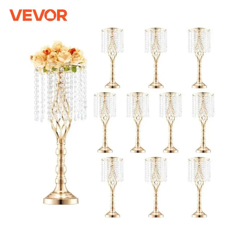 Centerpiece Vase Tall - VEVOR 키가 큰 크리스탈 웨딩 꽃