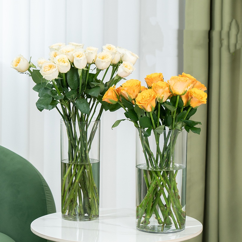 Centerpiece Vase Tall - 새로운 아크릴 투명 원통형 꽃병, 웨딩