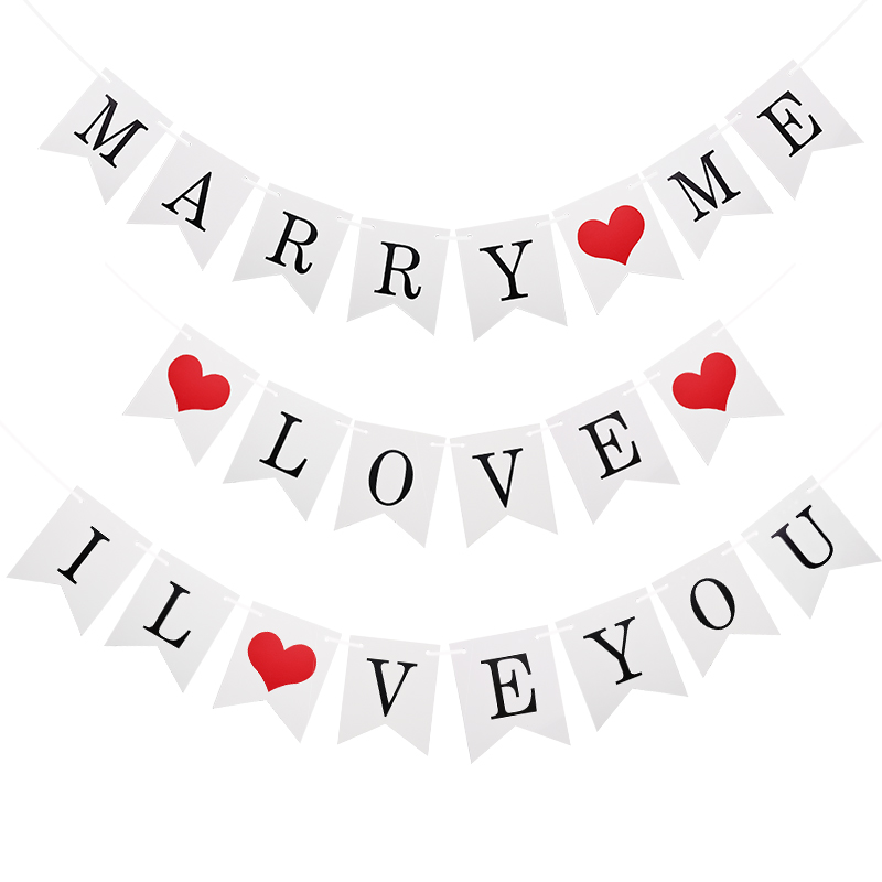 Wedding Supply Rentals - 웨딩 마리미 러브 버팅 배너 브라이덜
