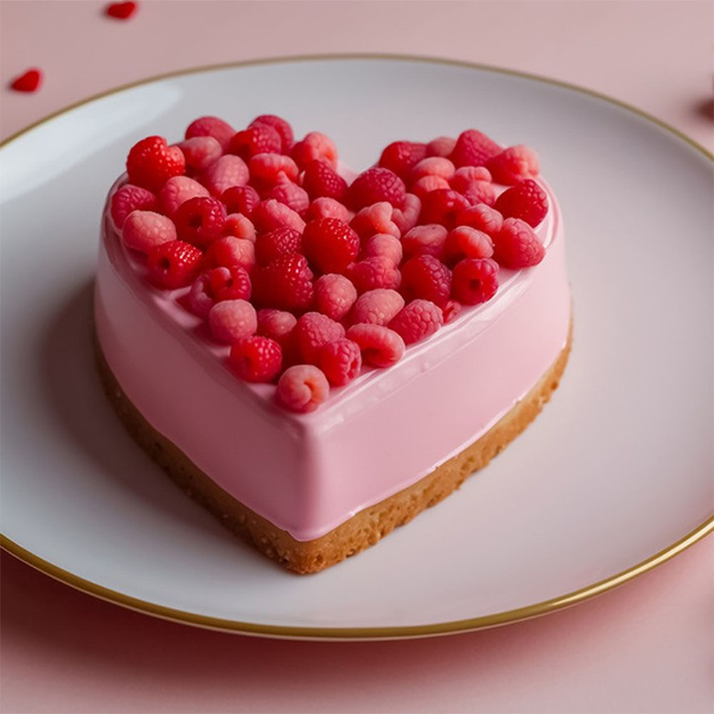 Wedding Cake Supply - 4Pcs 하트 폼 케이크 더미 케이크