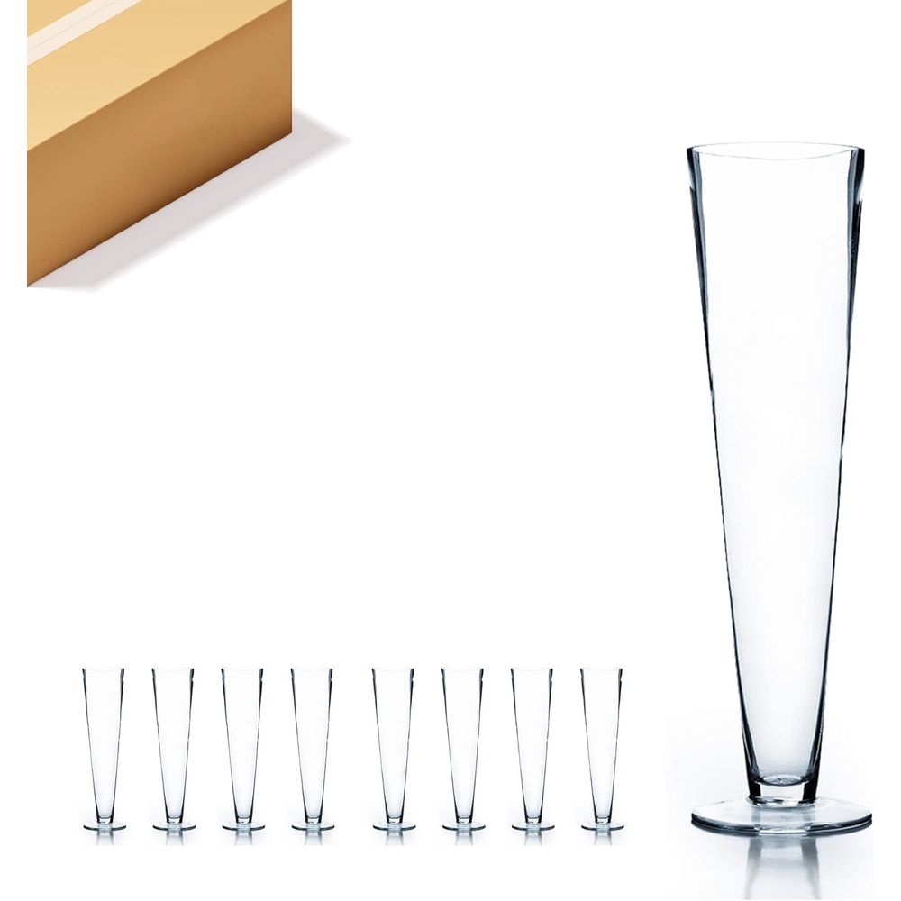 Centerpiece Vase Tall - WGV 트럼펫 유리 화병 대량 판매,