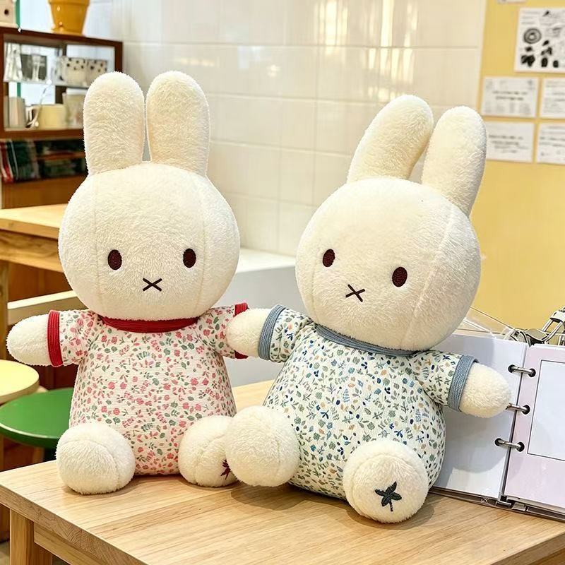 Good Floral & Wedding Decor Supply - 30cm 귀여운 미피 토끼 꽃무늬 플러시