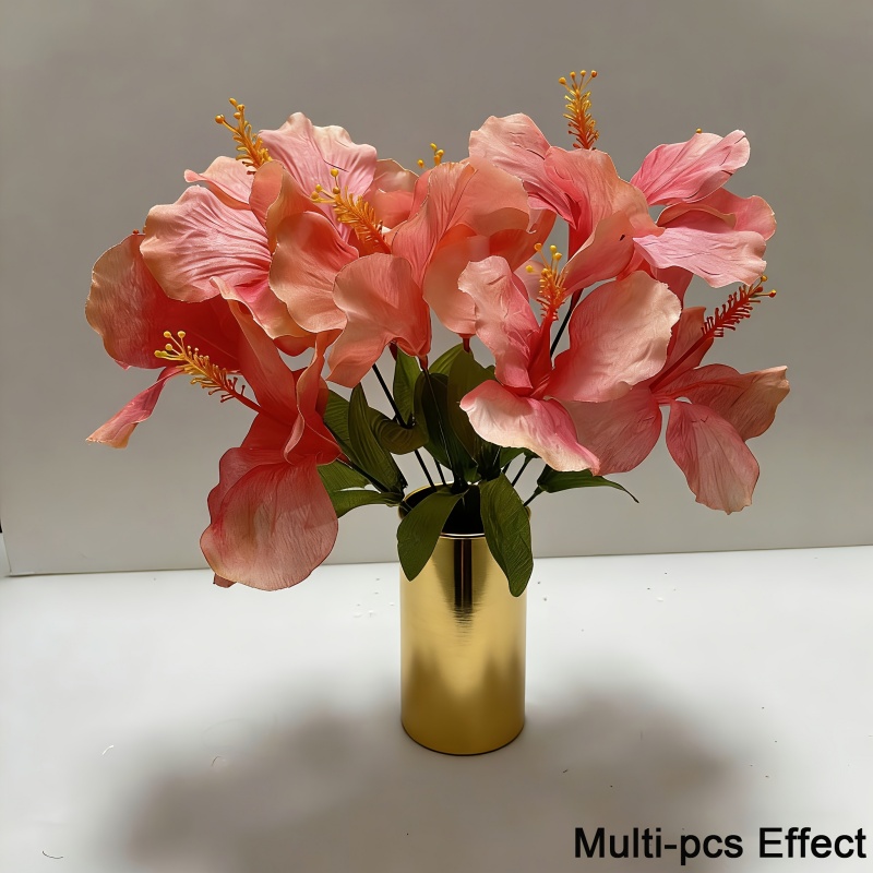 15개의 꽃 = 3개의 히비스커스 꽃다발, 봄/여름 인 - Centerpiece Vase Tall 리뷰 및 가격
