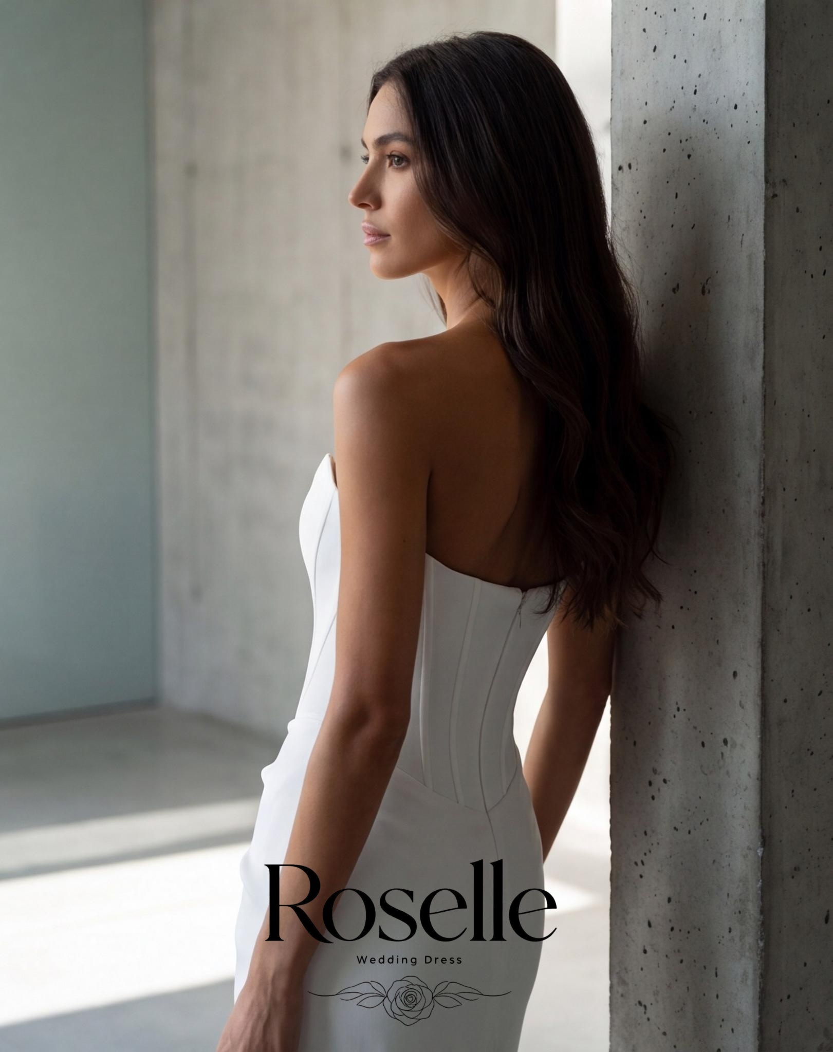 ROSELLE 머메이드 심플하고 우아한 웨딩 드레스 민 - Wedding Qw 리뷰 및 가격