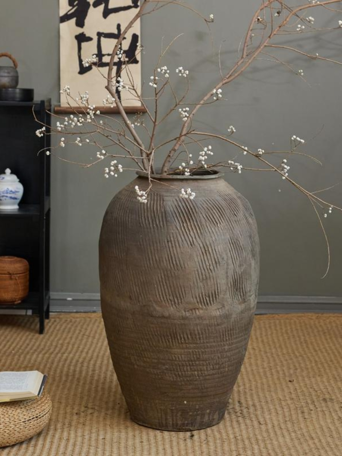레트로 빈티지 대형 테라코타 꽃병, 젠 스타일 장식 소 - Centerpiece Vase Tall 리뷰 및 가격