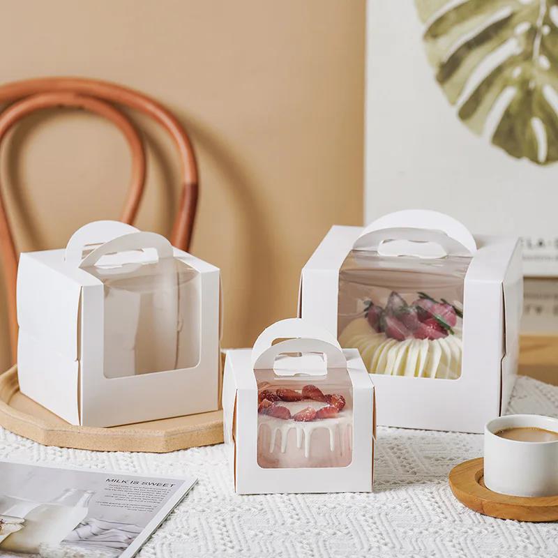 명확한 창 종이 선물 포장 상자와 10Pcs 케이크 상 - Wedding Cake Supply 리뷰 및 가격