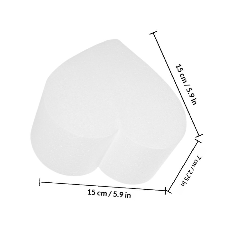 4Pcs 하트 폼 케이크 더미 케이크 장식 연습 디스플 - Wedding Cake Supply 리뷰 및 가격
