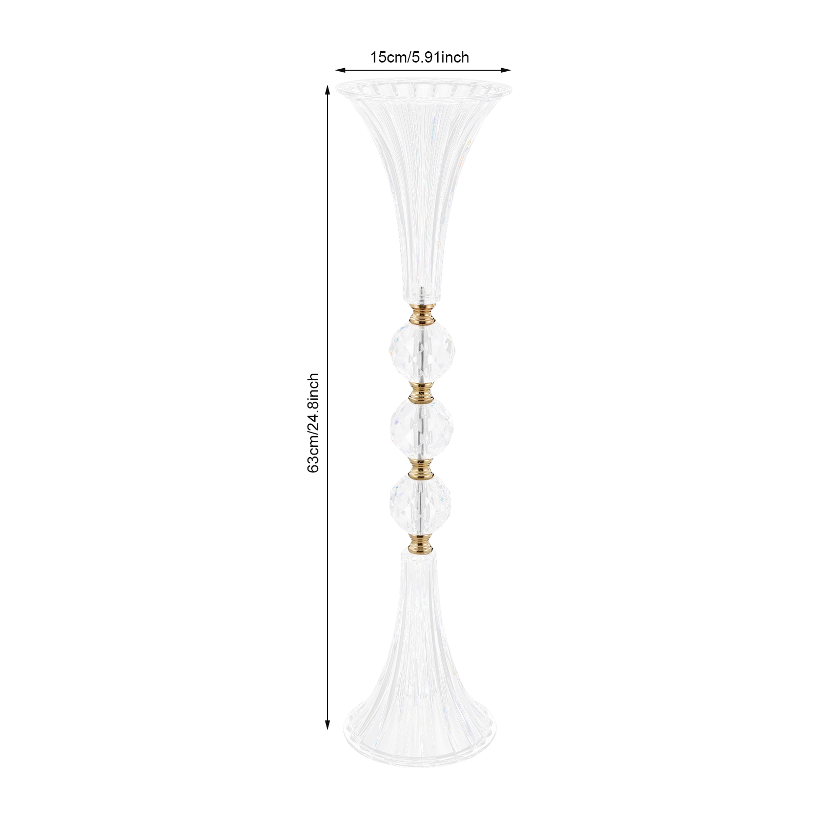 아크릴 센터피스 꽃병 세트, 4개 대형 골드 아크릴 트 - Centerpiece Vase Tall 리뷰 및 가격