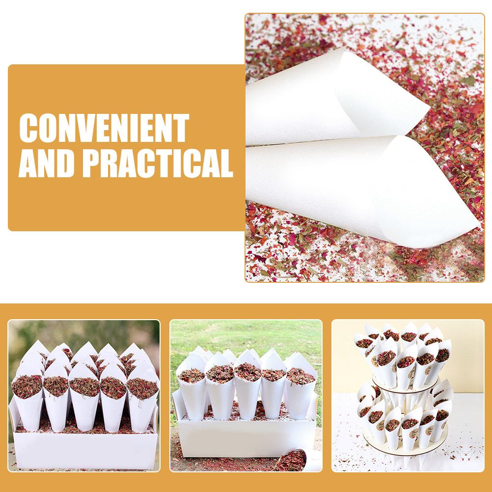 60개 크라프트 종이 컨페티 콘 우아한 빈티지 웨딩 파 - Papercraft Supply Confetti 리뷰 및 가격