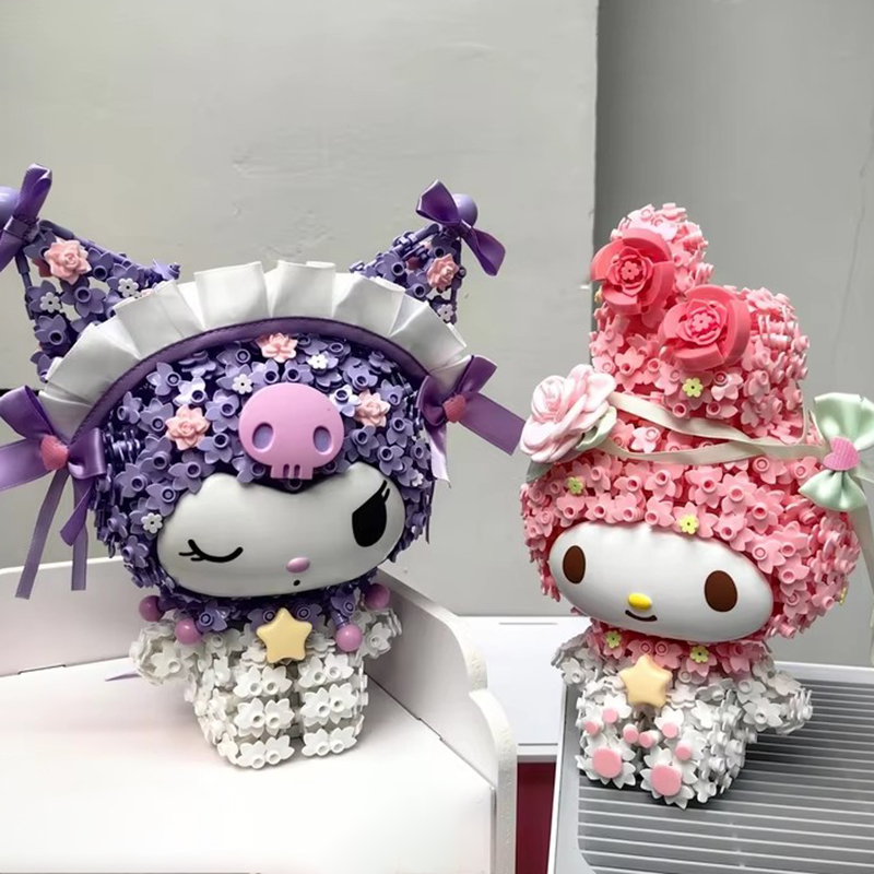 꽃밭 테마 빌딩 블록 블라인드 박스 귀여운 문라이트 클 - Good Floral & Wedding Decor Supply 리뷰 및 가격