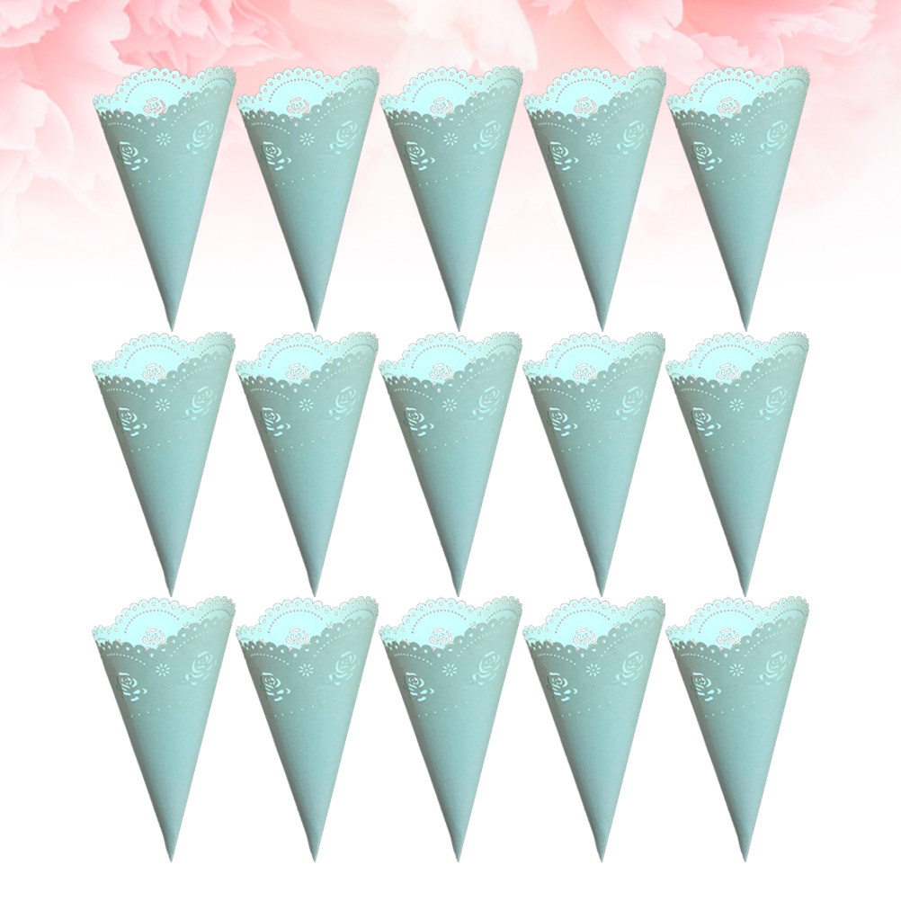 20Pcs 중공 색종이 조각 홀더 종이 콘 강력한 공예 - Papercraft Supply Confetti 리뷰 및 가격