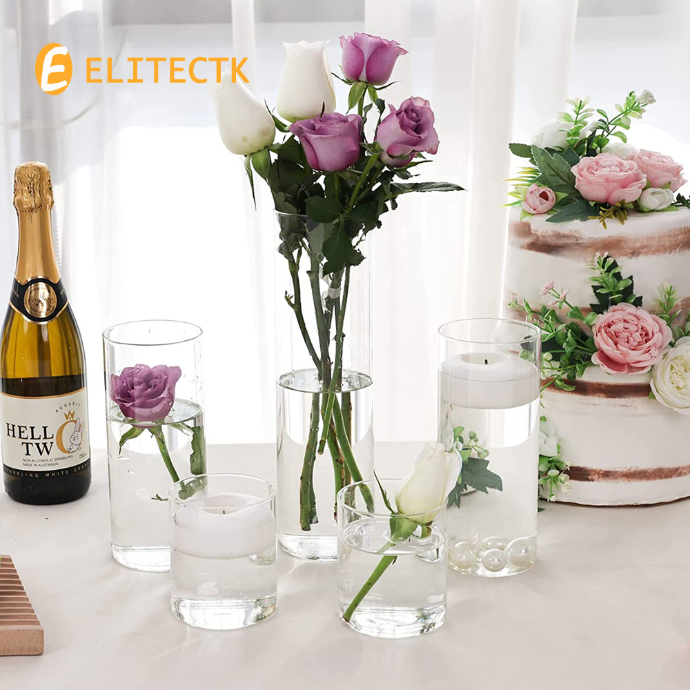 허리케인 캔들 홀더 투명 유리 실린더 꽃병, 웨딩 센터 - Centerpiece Vase Tall 리뷰 및 가격