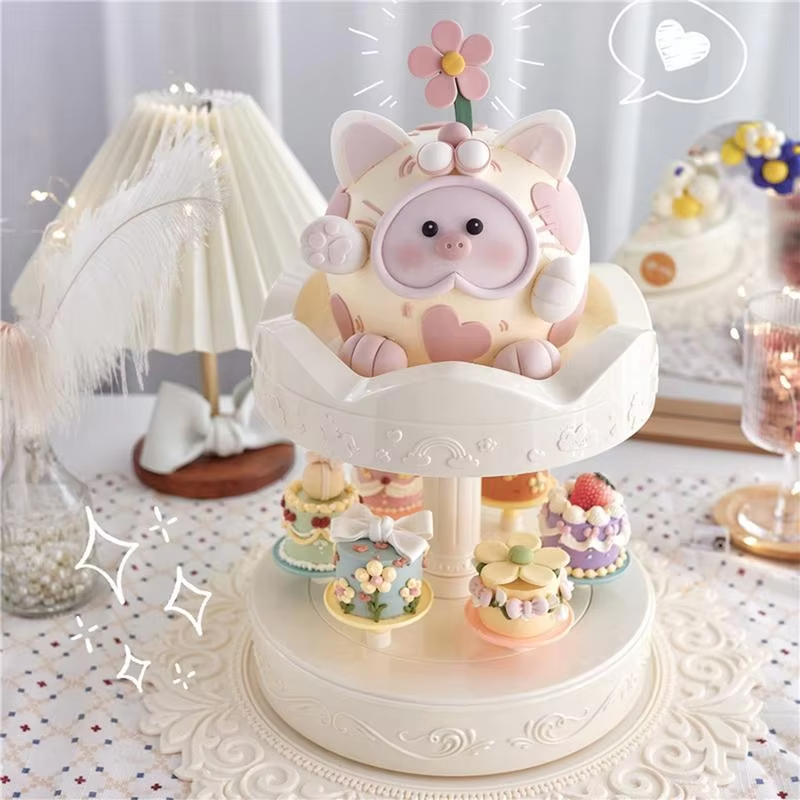 자동 회전 케이크 스탠드, 스시 디저트, 컵케이크, 마 - Wedding Cake Supply 리뷰 및 가격