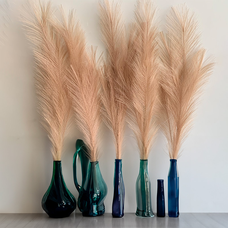 39인치 대형 팜파스 그래스 인조 꽃 가짜 갈대 가지  - Centerpiece Vase Tall 리뷰 및 가격