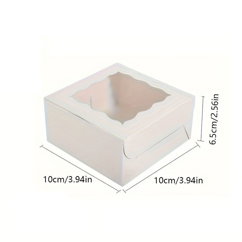 10Pcs 크래프트 종이 케이크 사탕 상자 오픈 윈도우 - Wedding Cake Supply 리뷰 및 가격