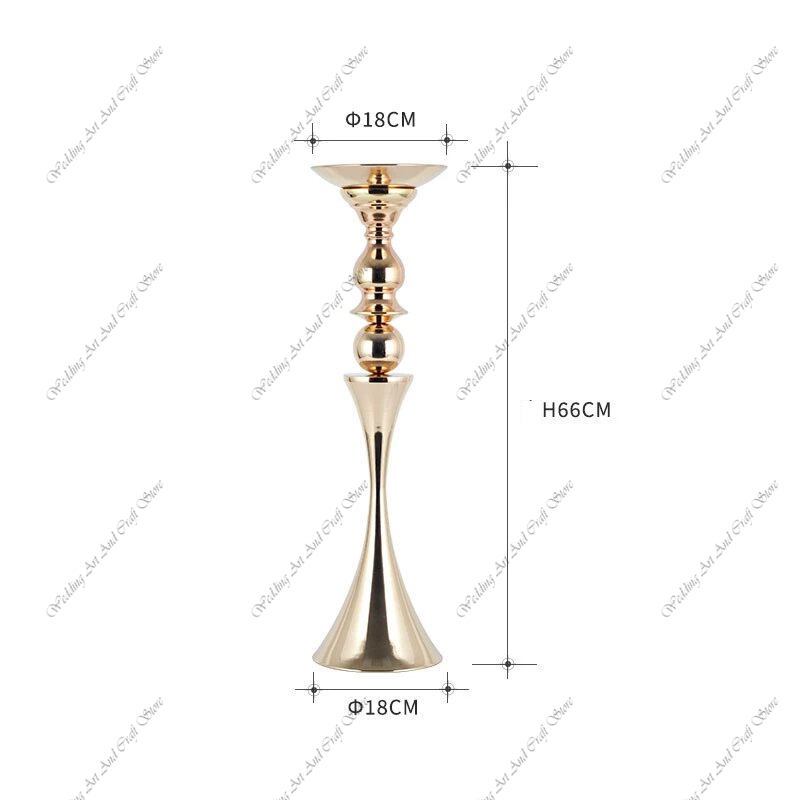 10개 H66CM f30 철제 아트 골드 로드 가이드  - Centerpiece Vase Tall 리뷰 및 가격